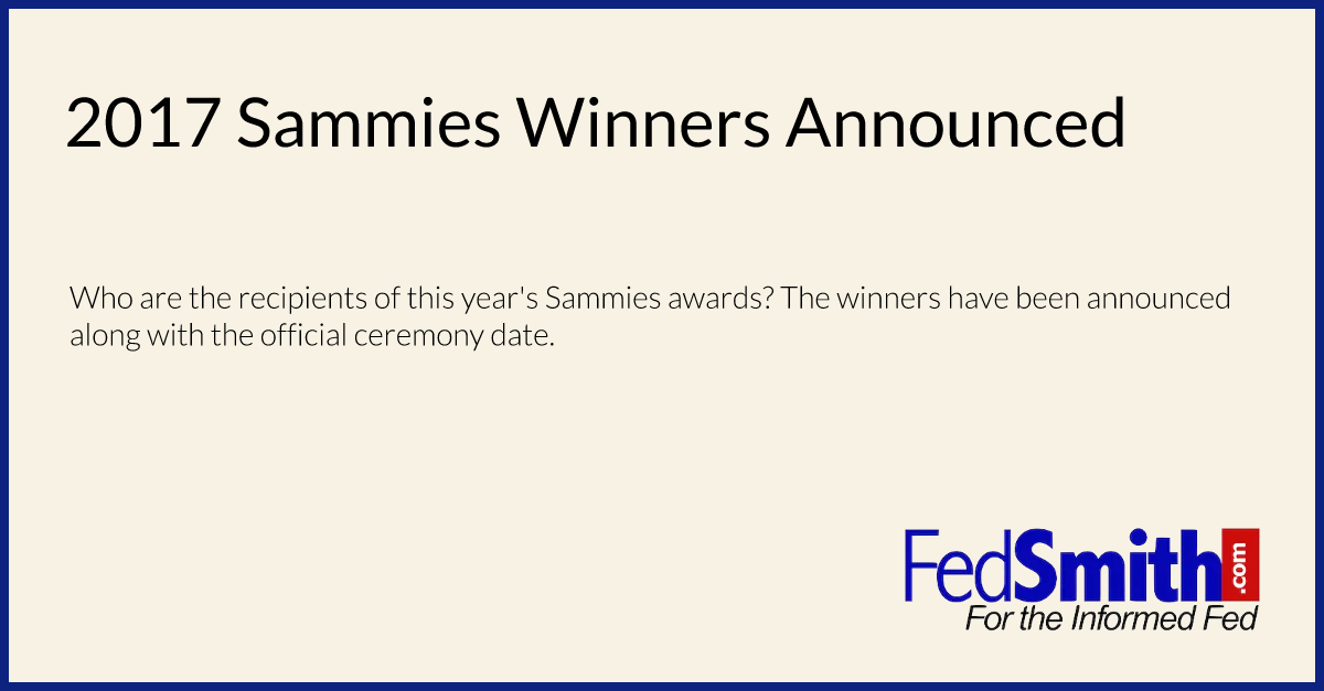 2017 Sammies Winners Announced