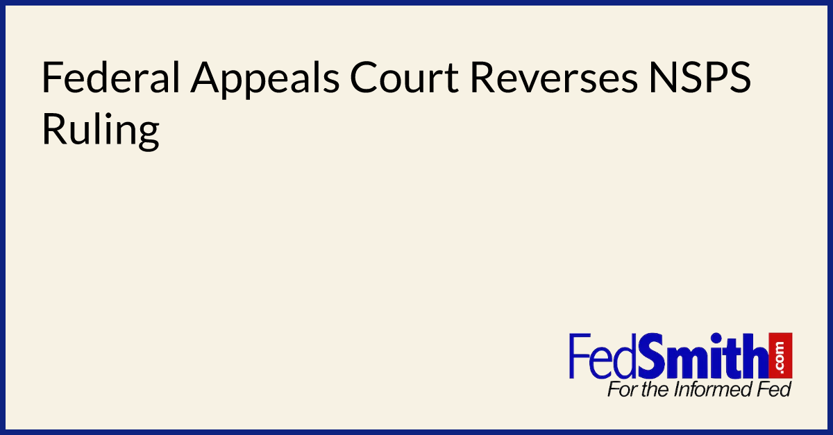 Federal Appeals Court Reverses NSPS Ruling