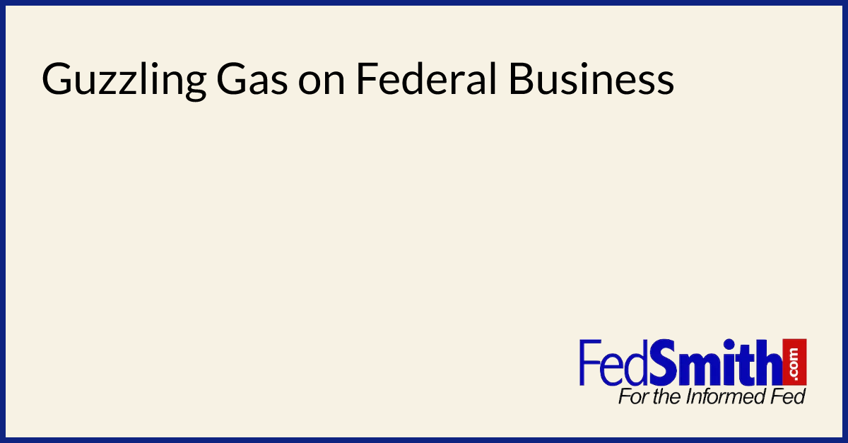 Guzzling Gas on Federal Business
