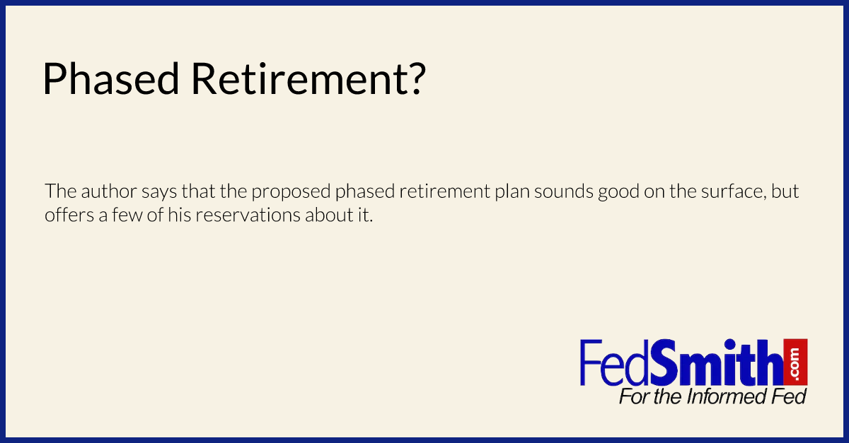 Phased Retirement?