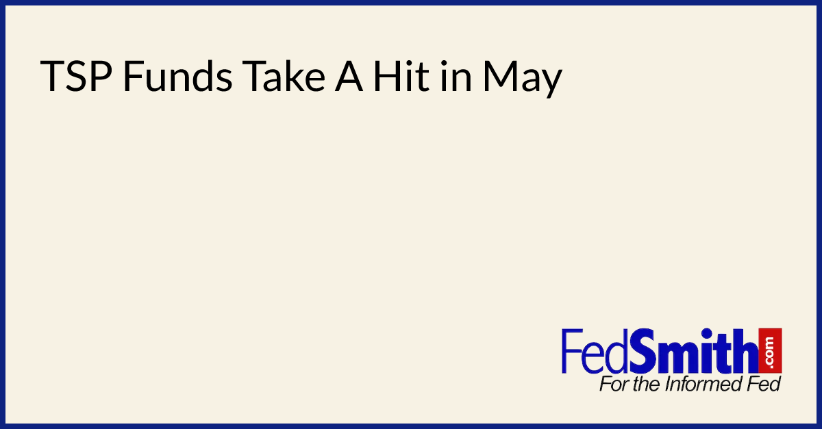 TSP Funds Take A Hit in May